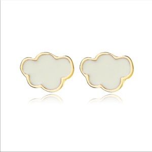 Cloud boutique oil dripping earrings new